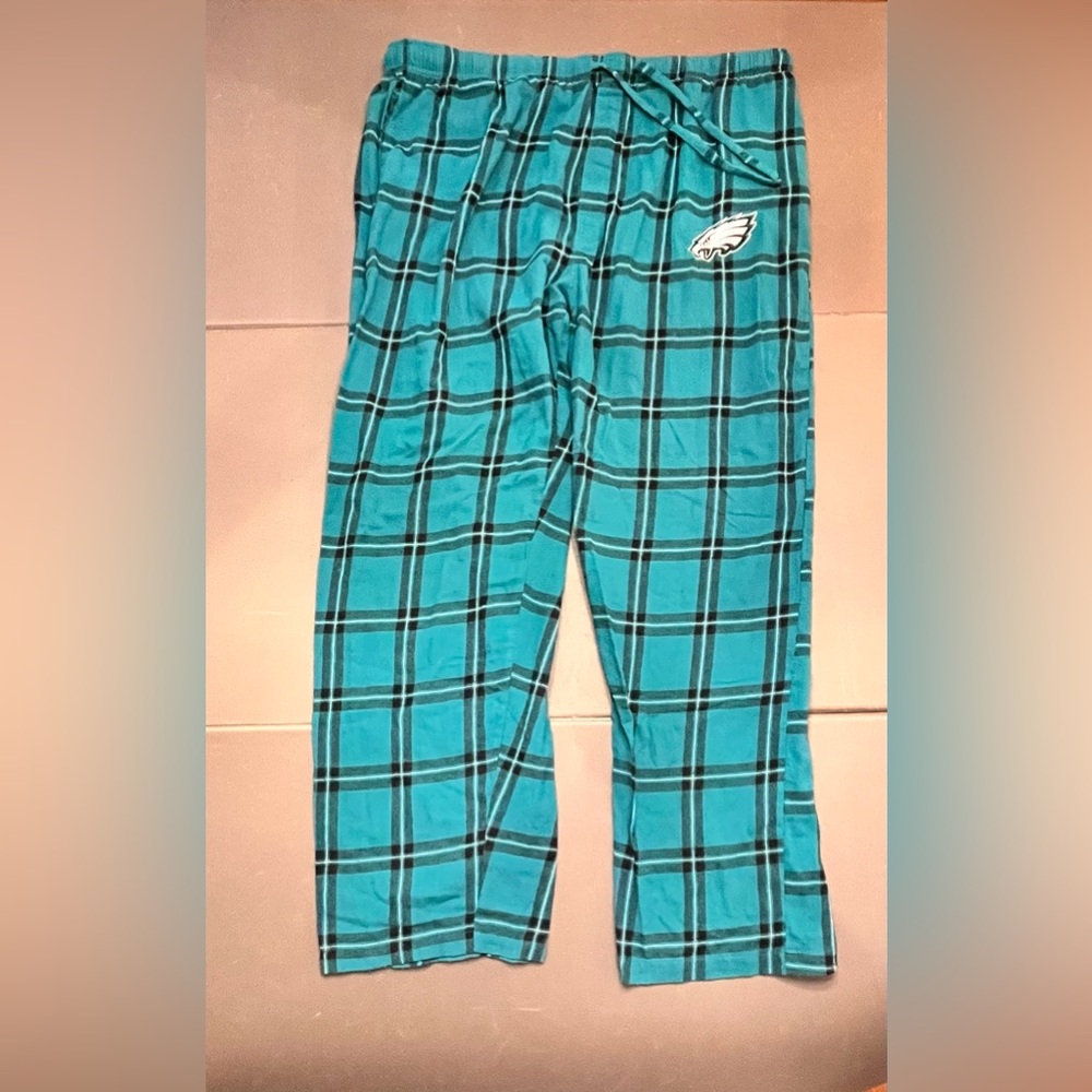 Philadelphia‎ Eagles Flannel Pajama Pants Plaid Lounge Sleep NFL Men’s XLT XXLT